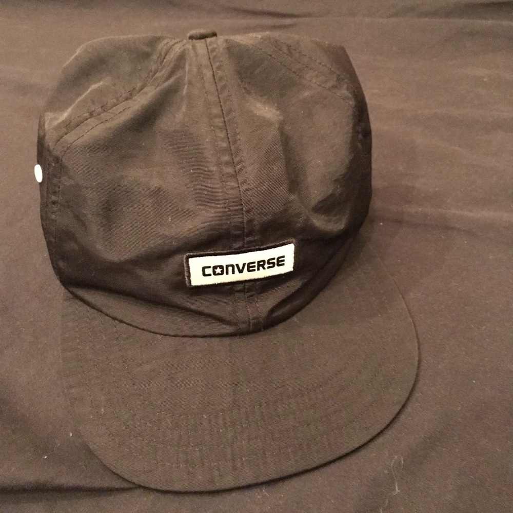 Black Converse 5-panel hat